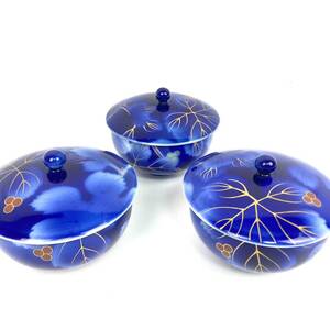 mh19 【極美品】 高級湯呑み 深川製 蓋付 茶器 金彩 湯呑 蓋付湯呑 湯呑み 和食器 おまとめ