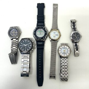 【86】1円～ メンズ レディース 時計 6本まとめ CASIO カシオ GUESS 他 中古品 動作未確認品 現状品