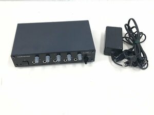 マイクアンプ audio-technica AT-HA65ヘッドホンアンプ　 通電のみ確認　中古品（管：2C2-M））