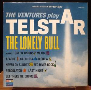 【GI136】THE VENTURES 「The Ventures Play Telstar, The Lonely Bull」, 63 US Original　★エレキ・インスト/サーフ/ポップ・ロック