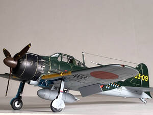 【atsudra工房完成品】1/48 零戦52型丙 谷水上飛曹機