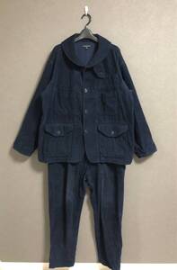 定価114400円 Engineered Garments 23AW セットアップ Maine Guide Jacket & Carlyle Pant コーデュロイ ジャケット パンツ 