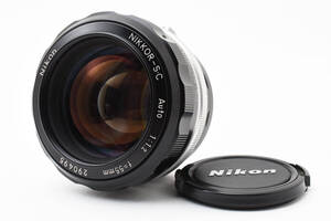 ★極上品★ Nikon NIKKOR-S.C Auto 55mm F1.2 ニコン マニュアルフォーカス フィルム一眼レフカメラ 単焦点レンズ S・C SC #620