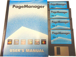 新古品 スキャナーソフト Page Manager for Windows 3.1 フロッピーディスク