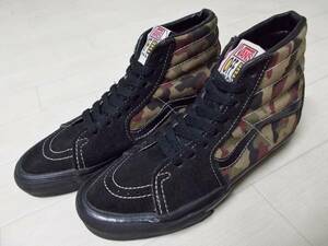 ◆希少◆VANS バンズ SK8-HI スケートハイ ハイトップ 迷彩 カモ USA アメリカ製 ヴィンテージ デッドストック OFF THE WALL タグ 90s Y2K