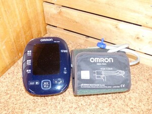 へ409●オムロン 血圧計●OMRON/HEM-7280C/自動電子血圧計/ネイビー/上腕式/健康管理/詳細写真複数あり