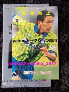 ★中田英寿 / 1996年 カルビー サッカー Jリーグ 第3弾 / 金文字 ゴールドネーム / 日本代表 /ベルマーレ平塚 / ペルージャ / ローマ ★ 