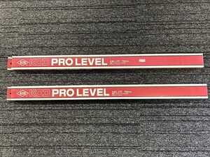 未使用保管品　A3　KOD　PRO LEVEL　L-270　750㎜　水平器　ハンドツール　元箱付き　現状品