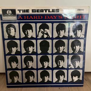 オランダ初期ステレオ盤　マト1 UKジャケ　Beatles A HARD DAY