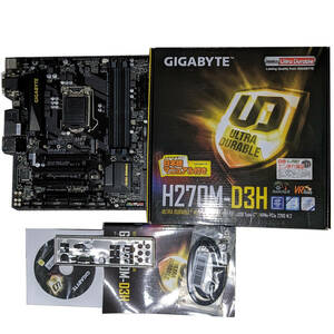 【中古】GIGABYTE H270M-D3H [LGA1151 第6，7世代用]