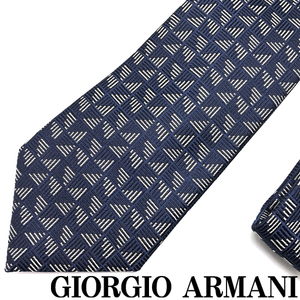 GIORGIO ARMANI ネクタイ ジョルジオアルマーニ ブランド シルク マリンブルー 【剣先幅:8cm】 360054-932-00135