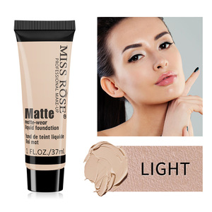 MISS ROSE MATTE matt wear liquid foundation リキッドファンデーション 37ml LIGHT 2本セット