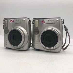 FUJIFILM 富士フィルム instax mini 10 インスタント カメラ チェキ シルバー2個セット 動作確認済