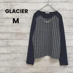 【GLACIER】グラシア　ニット　プルオーバー（M）アクセサリー付　上品✨