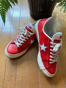 CONVERSE ONE STAR RED レッド US7.5 JP26 