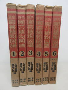 原色 園芸植物図譜 全6巻セット 松穂坂八郎 石井勇義 誠文堂新光社　棚い