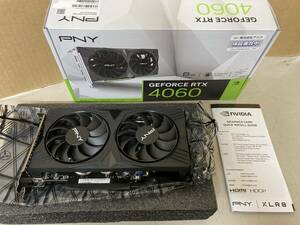 ■PNY■GeForce RTX 4060 8GB VERTO STANDARD DUAL FAN■VCG40608DFXPB1■中古■　★即決★