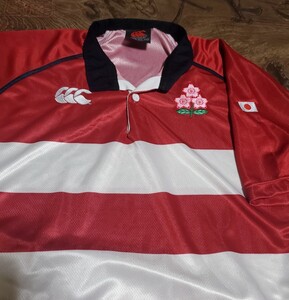 [値下げ交渉] 2003年 ラグビー 日本代表 Canterbury ファーストジャージ MADE IN JAPAN 検)RUGBY 1st JERSEY RWC WORLD CUP ワールドカップ