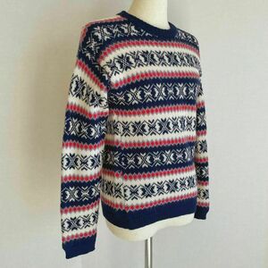 VINTAGE　ヴィンテージ　Siril 　ノルウェイ製　ノルディックセーター　ウール　ニット　Siril SWEATER SHOP　古着