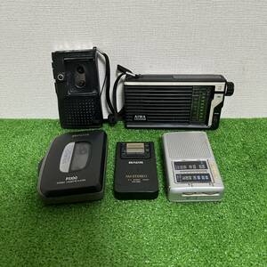 アイワ/AIWA TP-M11 / PS100 / AR-350 / CR-AS17 マイクロカセットレコーダー カセットプレーヤー FM/AM 高感度ポータブルラジオ 