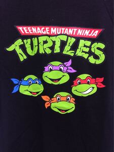 新品 ティーンエイジミュータントニンジャタートルズ シャツ m黒 忍者 タートルズ TMNT