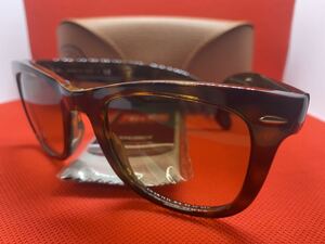 中古美品　Ray-Ban レイバン サングラス RB4105 710 FOLDING WAYFARER 折りたたみ式