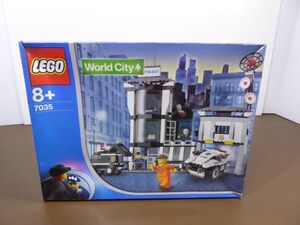 長期保管未開封品　廃盤　LEGO　7035　POLICE　警察署　244J