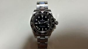 ロレックス GMT-MASTER II 116710 ROLEX 純正パーツ文字盤/セラミックベゼル カスタム化状態渡し 希少 レア