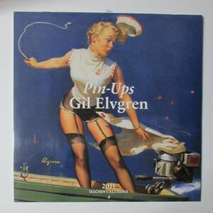 【新品/輸入品/2011年度カレンダー/30cm×30cm】GIL ELVGREN/Pin-Ups.GIL ELVGREN 2011 TASCHEN Calendar