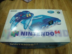 ニンテンドー64本体　NINTENDO64 クリアブルー　拡張メモリあり　動作確認済み