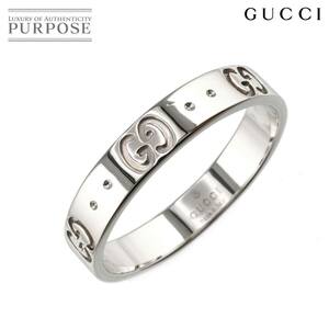 グッチ GUCCI アイコン #18 リング K18 WG ホワイトゴールド 750 指輪 Icon Ring 90248022