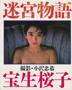 宝生桜子写真集　迷宮物語　撮影・小沢忠恭　ワニブックス　1987