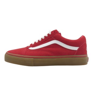 VANS バンズ VN-0QHM8LL × Golf Wang Old school PRO S オールドスクール プロ スニーカー レッド系 27.5cm【美品】【中古】