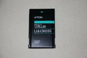 TDK LAK-CD021BX TDKLan PCカード 10BASE-T★1036