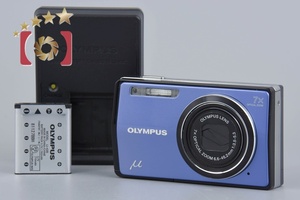 【中古】OLYMPUS オリンパス μ-7000 ブルー コンパクトデジタルカメラ