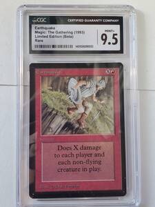 ●MTG● β ベータ 地震(英語 CGC 9.5 MINT+)