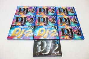 ★☆TDK　DJ-2 ハイポジ 50分　54分　60分　70分　74分　90分　未使用・未開封品　おまとめ10本セット☆★