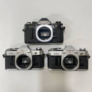 ★ 1円〜【3点まとめ売り】 Canon キャノン フィルムカメラ レンジファインダー まとめ売り AE-1 ボディのみ シルバー ブラック YK