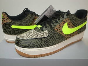 【送料無料】NIKE AF1/1 AIR FORCE 1 エアフォース ワン・バイ・ワン 28cm US10新品 国内黒タグ付 カスタム ANIMALマルチ アニマルパターン