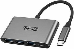 複数在庫　G29N-C4 USB Cハブ アルミニウム 4 in 1タイプ C,マルチポートハブドングル アダプター,3 USB 3.0ポート 5Gps 転送機能