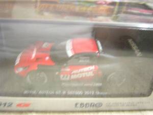 1/43　EBBRO　2012年スーパーGT岡山テスト　モチュールオーテックGT-Rテストカー#23