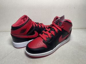 AIR JORDAN 1 MID GS エア ジョーダン 1 ミッド BRED 黒赤 US4Y 23cm 国内正規 未使用 DQ8423-060