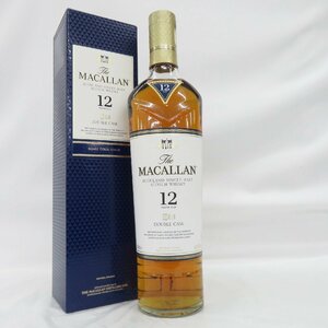 【未開栓】The MACALLAN ザ・マッカラン 12年 ダブルカスク ウイスキー 700ml 40% 箱付 11592559 0601