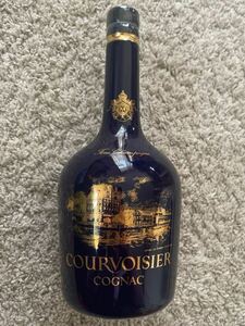 未開栓 COURVOISIER コニャック クルボアジェ ナポレオン エクストラ ブランデー 希少 エクストラシャトーリモージュ ブルーボトル