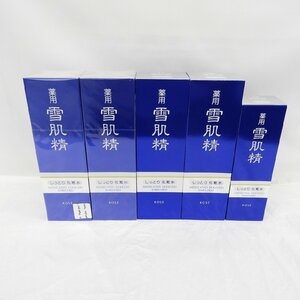 1円～【未使用品】KOSE コーセー 薬用雪肌精 しっとり化粧水 360ml 4点+200ml 1点 合計5点セット 107204 11/21-A 1123