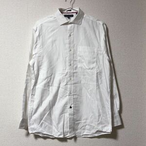 トミーヒルフィガー　長袖シャツ　ワイシャツ　白　15-1/2 Mサイズ
