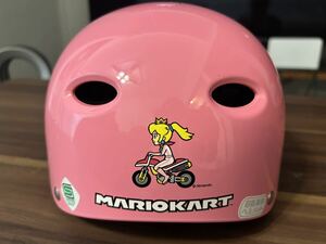 ピーチ姫　子ども用自転車ヘルメット　自転車 ヘルメット スーパーマリオ　可愛い　かわいいヘルメット　キッズ　kids 女の子ピンクチャリ