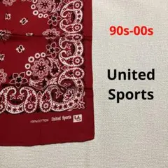 【United Sports】90s 00s ユナイテッドスポーツ バンダナ