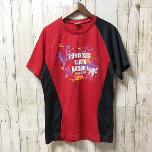 Mizuno ミズノ 下関海峡マラソン 2016 半袖 Tシャツ 記念Tシャツ Mサイズ ポリエステル