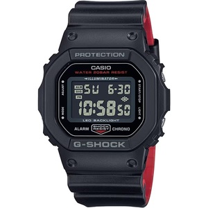 ☆送料無料★特価 新品★カシオ G-SHOCK 国内正規品 DW-5600UHR-1JF ブラックxレッド 20気圧防水 デジタル 反転液晶 耐衝撃 腕時計